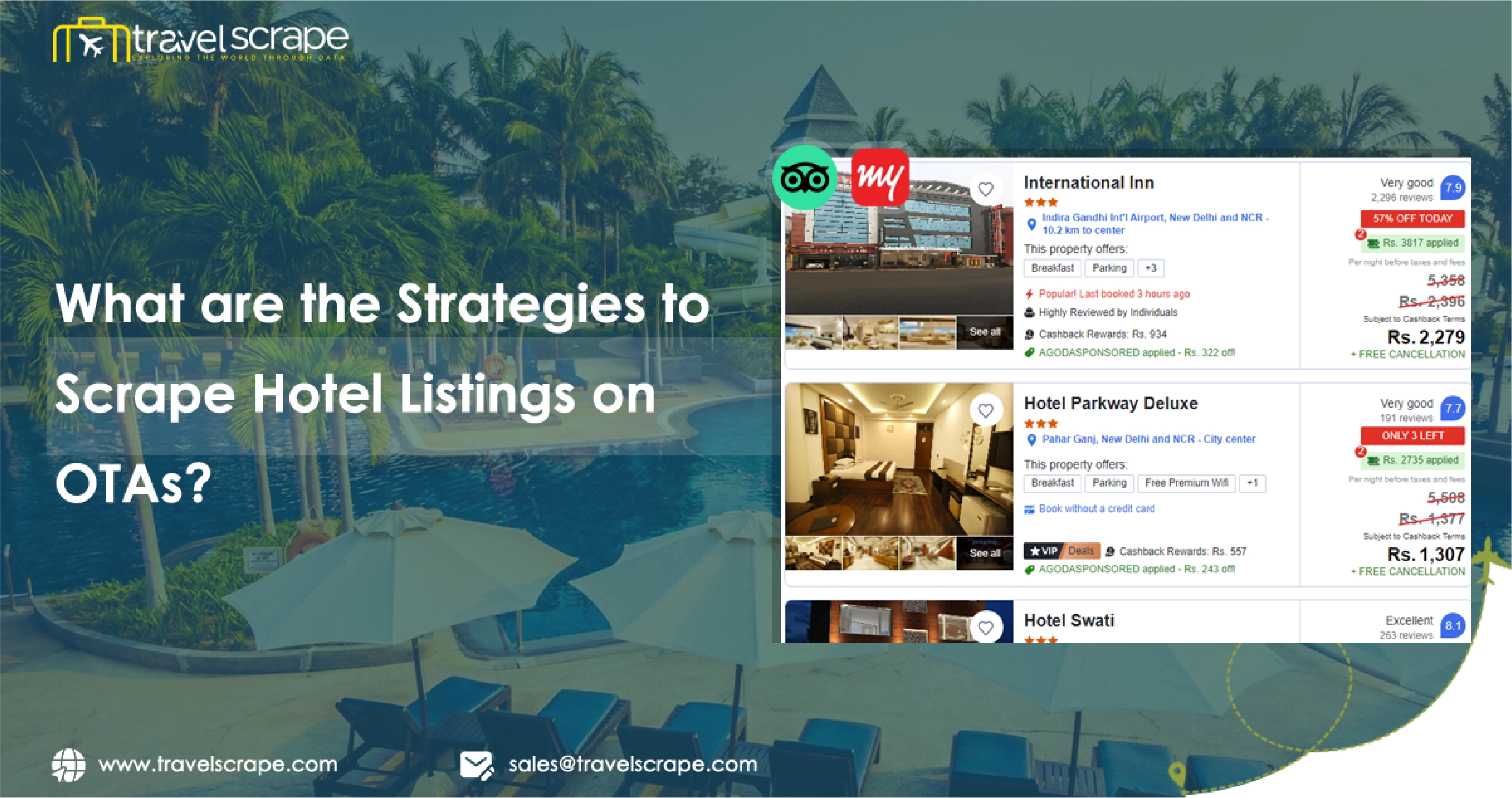 What are the Strategies to Scrape Hotel Listings on OTAs